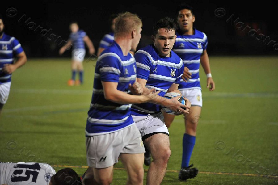 Wheaton Men\'s Rugby vs Mass Maritime.  Photo by Keith Nordstrom